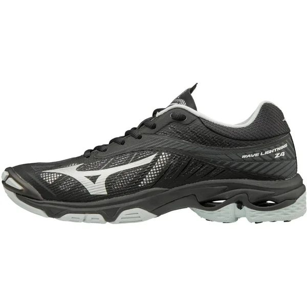 Mizuno Wave Lightning Z4 Women's Volleyball Shoes - 6 - Black, Silver