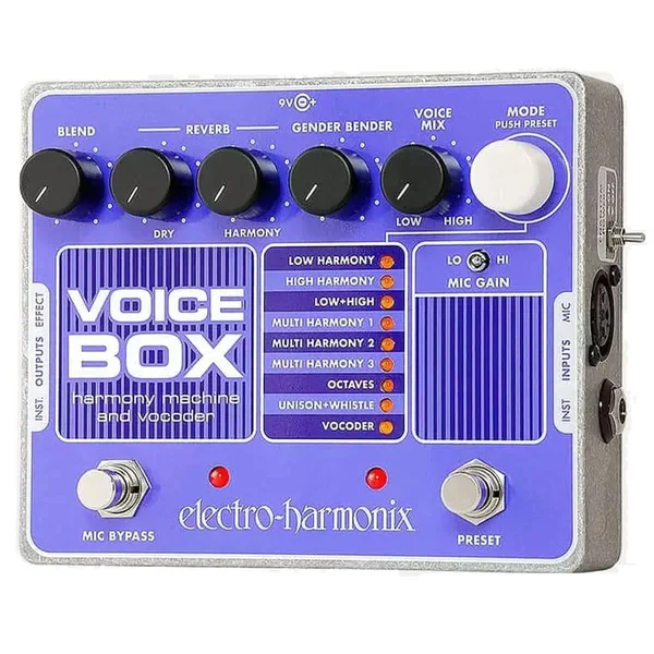 Electro Harmonix Voice Box Vocal Harmony Machine, Vocoder Pedal