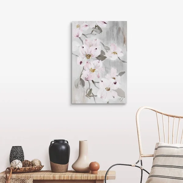 Grey Dogwood I, Canvas Wall Art, 20x30, Great Big Canvas