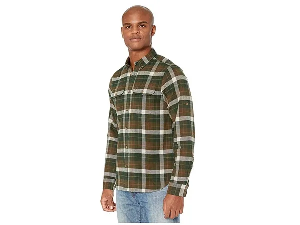 Fjallraven Men's Singi Heavy Flannel Shirt - Xs - Deep Forest