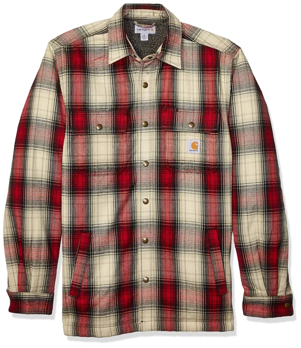 Carhartt Men's Hubbard Sherpa Lined Shirt Jac