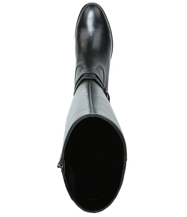 Wide Width Women's Naturalizer Reid Boot in Black Calf (Size 7 wide)