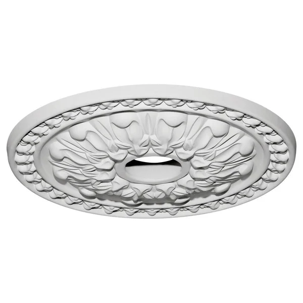 18x22OD x 3 1/2x22ID x 1 3/8x22P Warsaw Ceiling Medallion (Fits Canopies Up to 3 1/2x22) - Hand-Painted Flash Copper