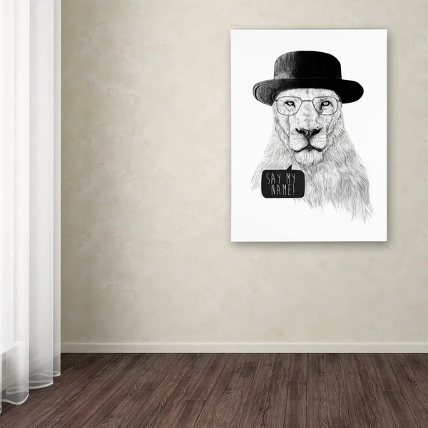 Trademark Fine Art Say My Name Canvas Art by Balazs Solti, Size: 18 x 24