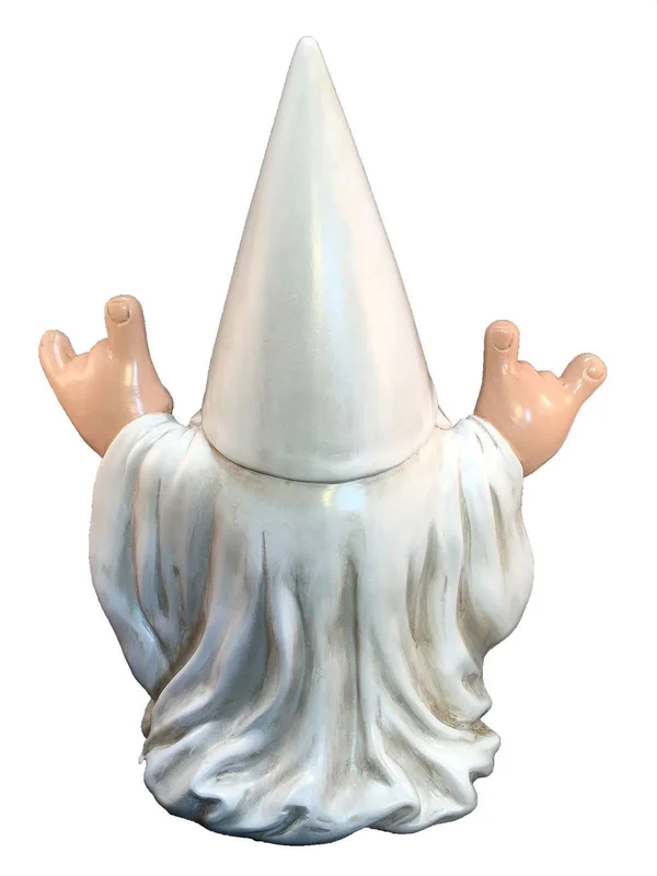 GlitZGlam Rocker Gnome George This Gnome Will Rock Your Fairy Garden and Garden Gnomes 10 Inches Tall Garden Gnome Figurine