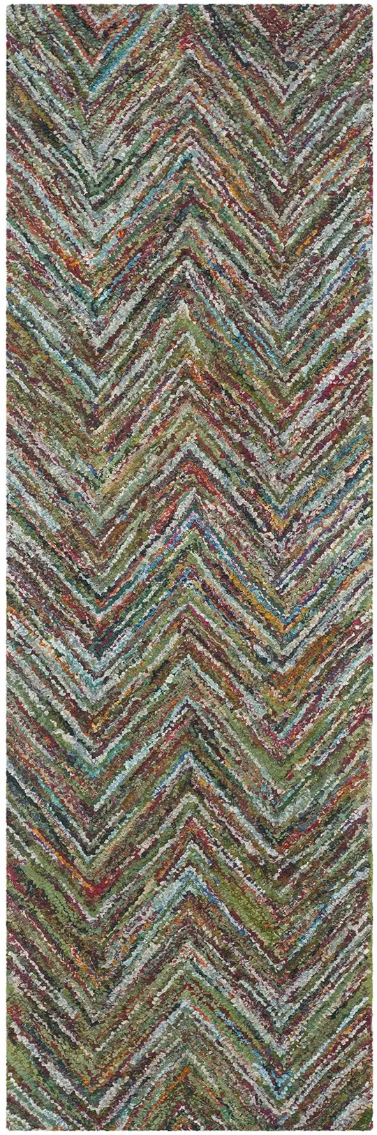 Safavieh Nantucket NAN141C 2&3x22 x 12&0x22 Runner Blue - Multi Area Rug