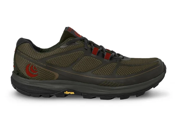 Topo Athletic Terraventure 2 Trail Running Shoe - Men's Olive/Red - 15