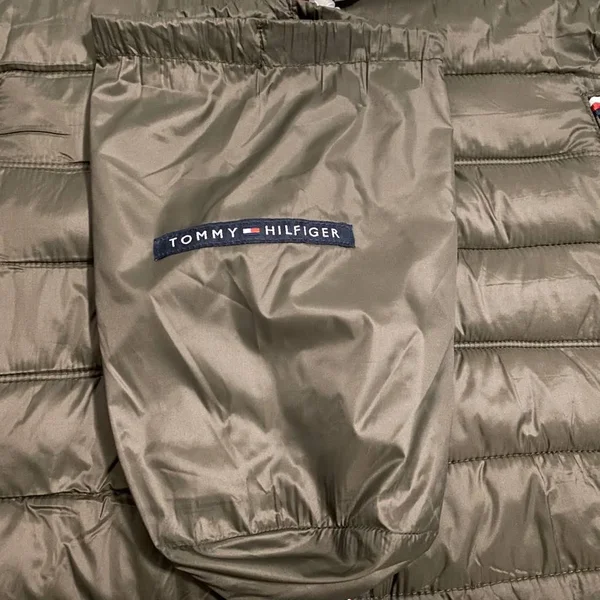 Tommy Hilfiger Men's Packable Puffer Jacket - Olive - Size S