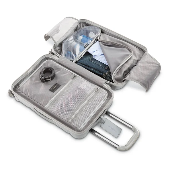Samsonite Xcalibur XLT Hardside Carry-On Luggage Spinner - Silver