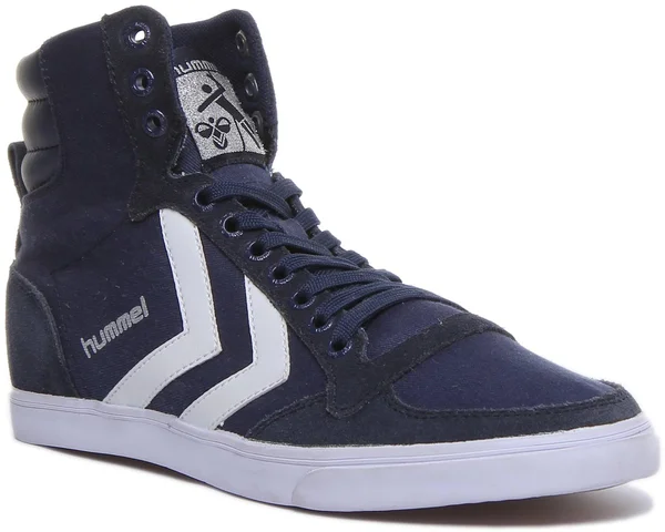Hummel Slimmer Sta Hi in Blu White