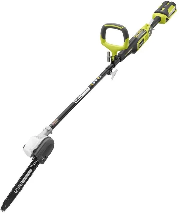 Ryobi 10 in. 40-Volt Lithium-Ion Cordless Pole Saw - 2.6 Ah Battery and Charger