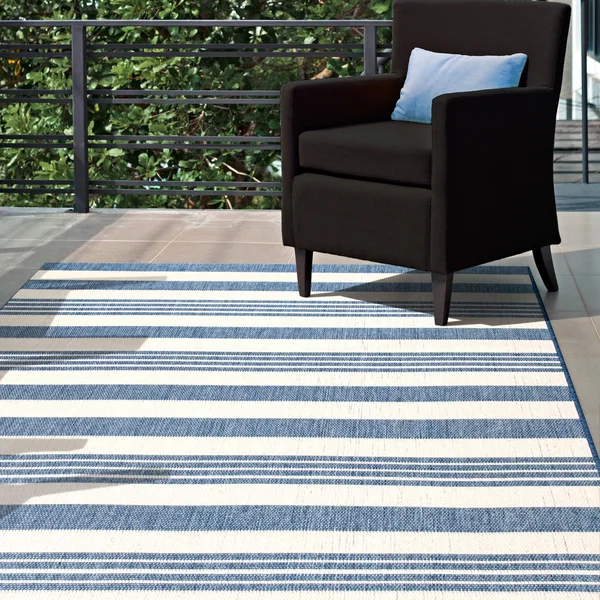 nuLOOM Outdoor Robin Area Rug - Blue, 10x14 ft