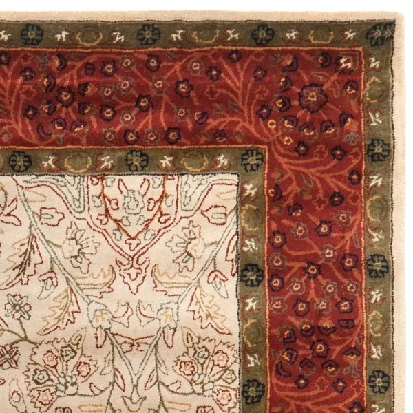 Safavieh Persian Legend PL533A 6& x 9& Ivory, Rust Rug
