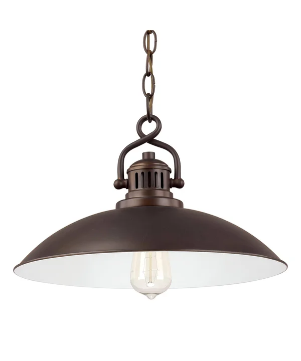 Capital Lighting 1 Light Pendant - Burnished Bronze - 3798BB