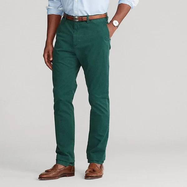 Polo Ralph Lauren Mens Pants Green Size 38x36 Tall Chinos Stretch