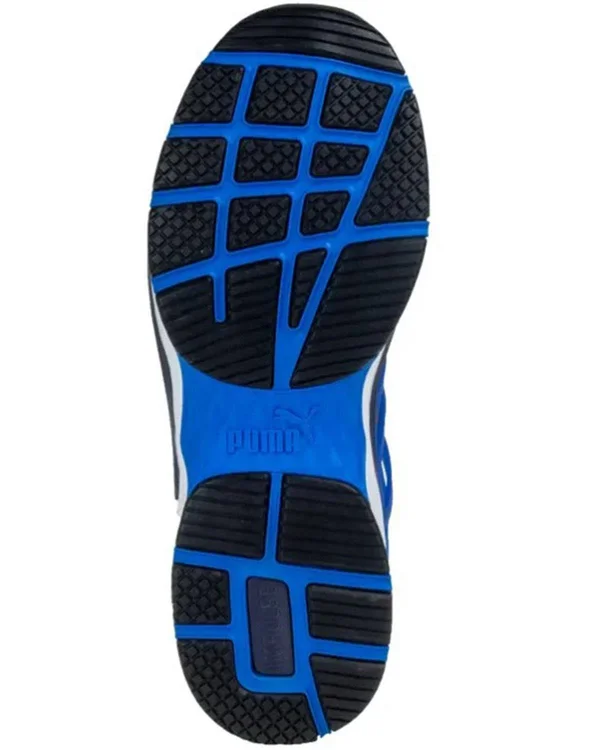 Men's Puma Safety Shoes Velocity Low 2.0 SD Work Shoe, Size: 7, Blue