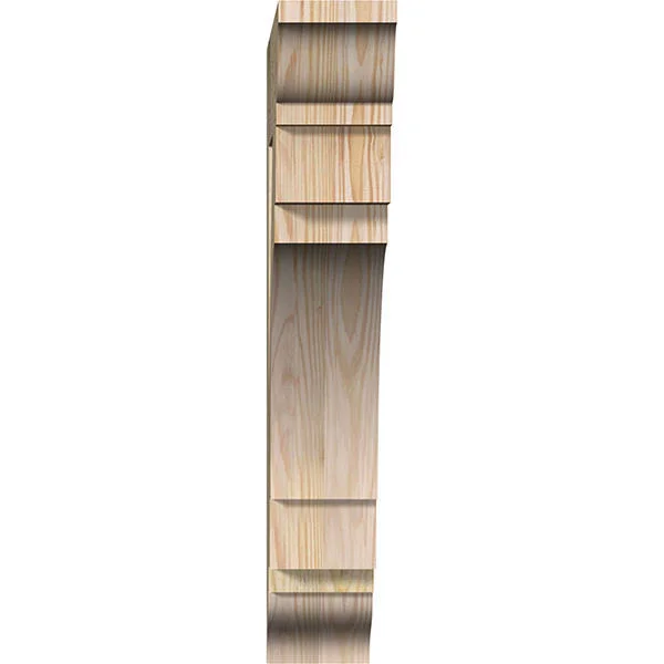 4x22W x 20x22D x 24x22H Merced Traditional Rough Sawn BRACKET - Douglas Fir