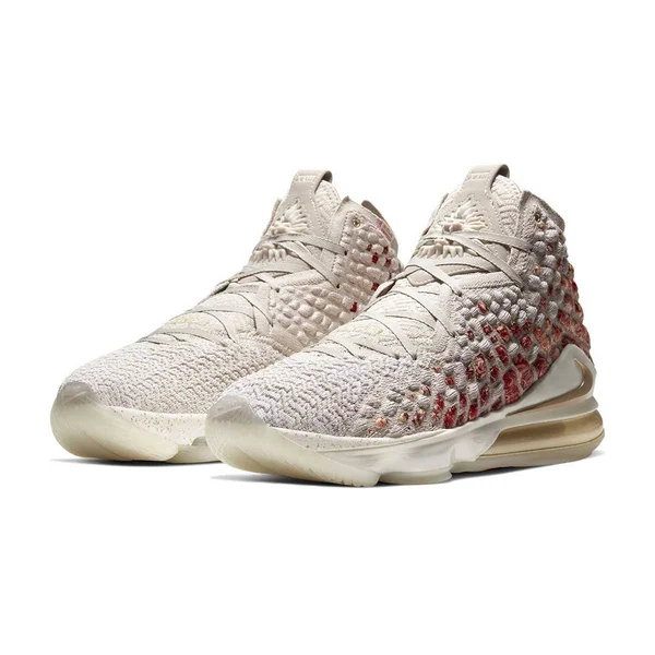 Nike Lebron 17 PRM Basketball Shoes, Men's, Desert Sand/Metallic Gold