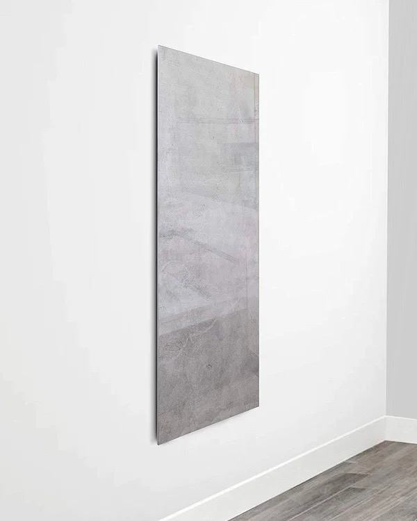 Heat Storm Wall-Mounted Glass Radiant Heater - 16x22 x 48x22-Gray Square