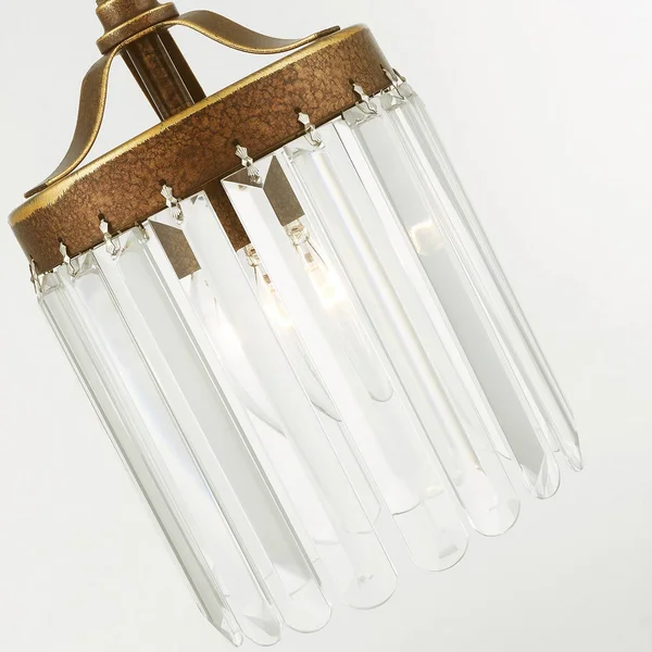 Livex Lighting 50530-64 Ashton 1-Light Mini Pendant, Hand Painted Palacial Bronze