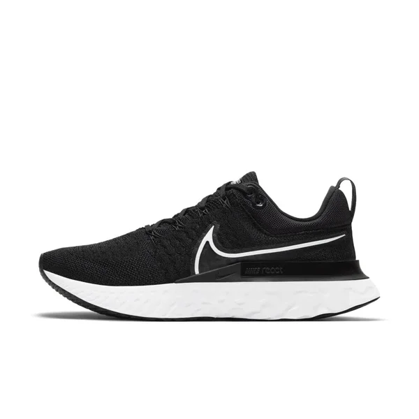 Nike React Infinity Run Flyknit 2 Black/White/Iron Grey Women's Running Shoes - Size: 8.5
