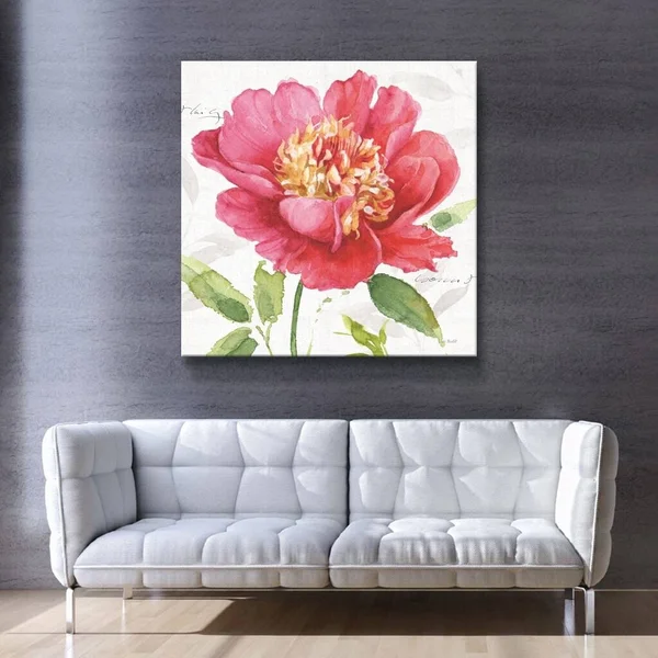 ArtWall Pink Garden II Gallery Wrapped Canvas - 24x24