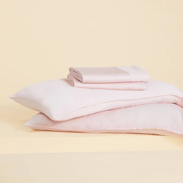 Buffy Eucalyptus 4-Piece Sheet Set - Light Blue