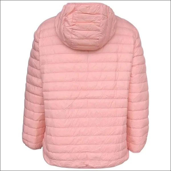 Snow Country Outerwear Plus Extended Size Packable Down Jacket Hooded Coat 1x-6x 1x - Cranberry
