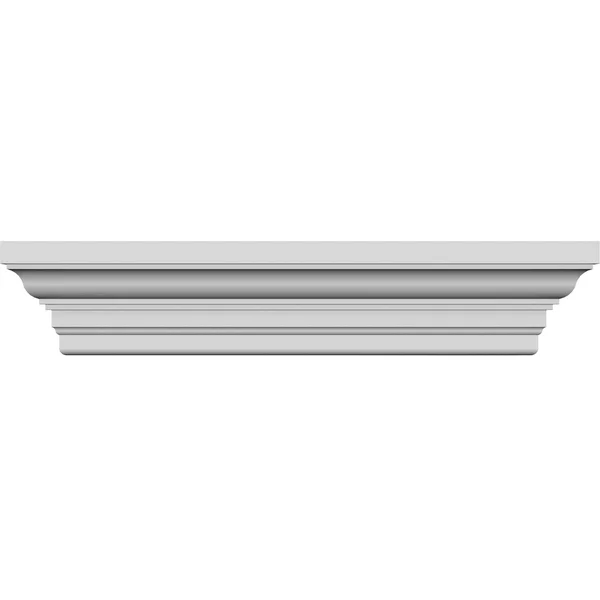 Ekena Millwork CRH08X97ST 97x22 Bottom Width x 105 3/4x22 Top Width x 7 7/8x22H x 1 1/4x22P Classic Crosshead