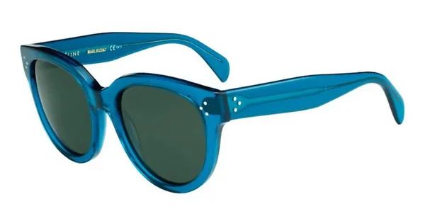 Celine Audrey 55 mm Teal Sunglasses