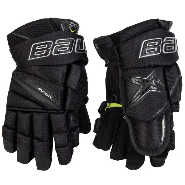 Bauer Vapor 2x Pro Hockey Gloves - Junior - Black - 11.0x22