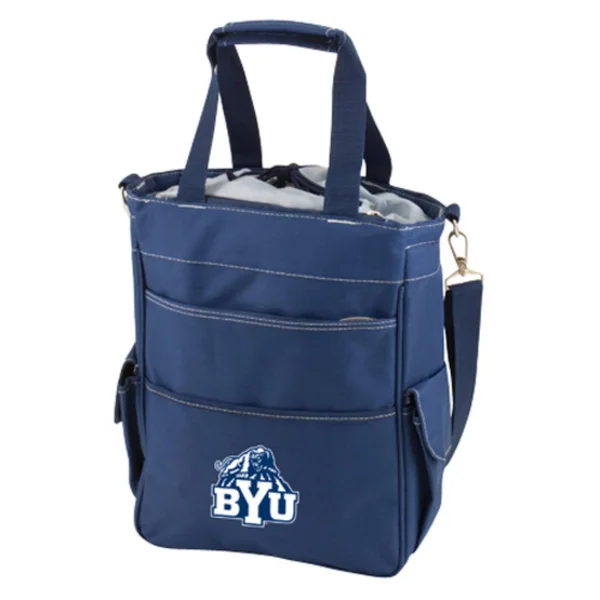 Picnic Time Activo Cooler Tote BYU Cougars Navy Blue
