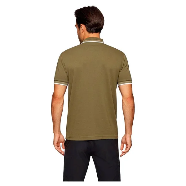 Boss Paddy Polo Shirt - Open Green X-Large 100% Cotton Adult Mens