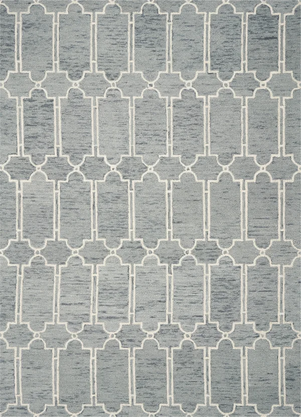Kas Gramercy 1631 Slate Blue Carmen 5' x 7' Area Rug