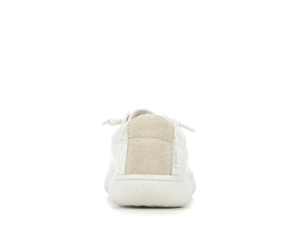 Roxy Crews Court SlipOn Sneaker - Women's, White, Size 11, Slip-Ons, Sneakers, Slip-On