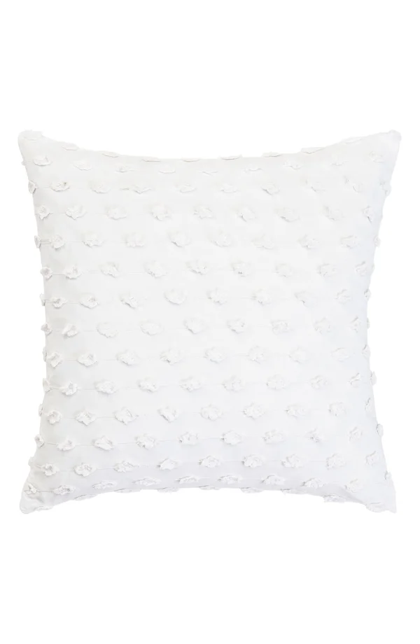 Trina Turk Basic Fringe Throw Pillow White