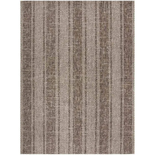 Safavieh Courtyard CY8736-36312 6&7x22 x 6&7x22 Round Light Beige - Light Brown Area Rug