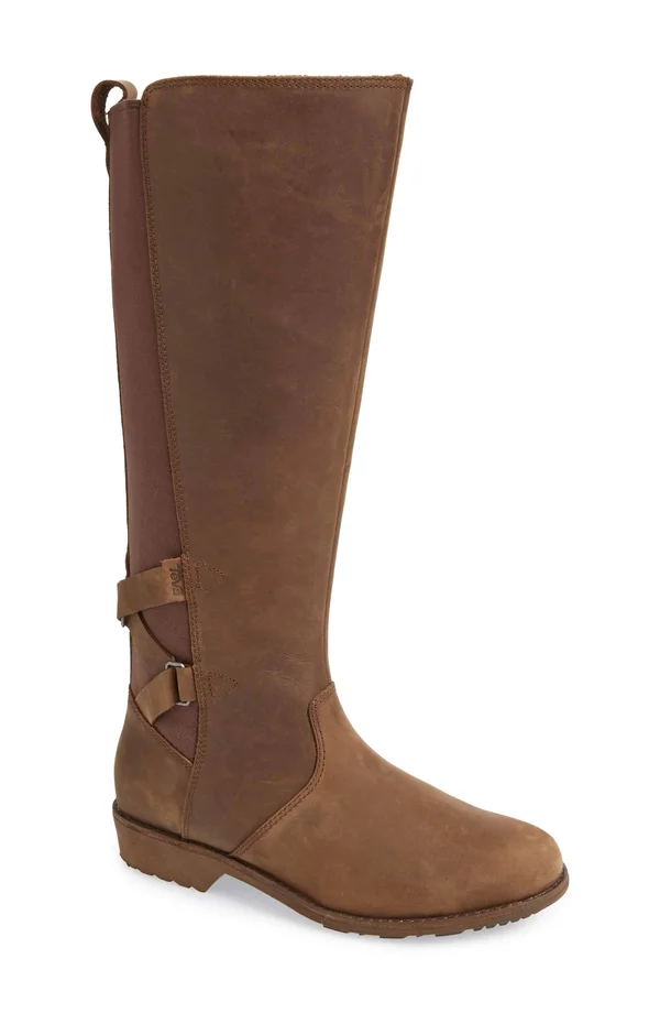 Teva Ellery Tall Waterproof Boot - Women's Bison, 8.5