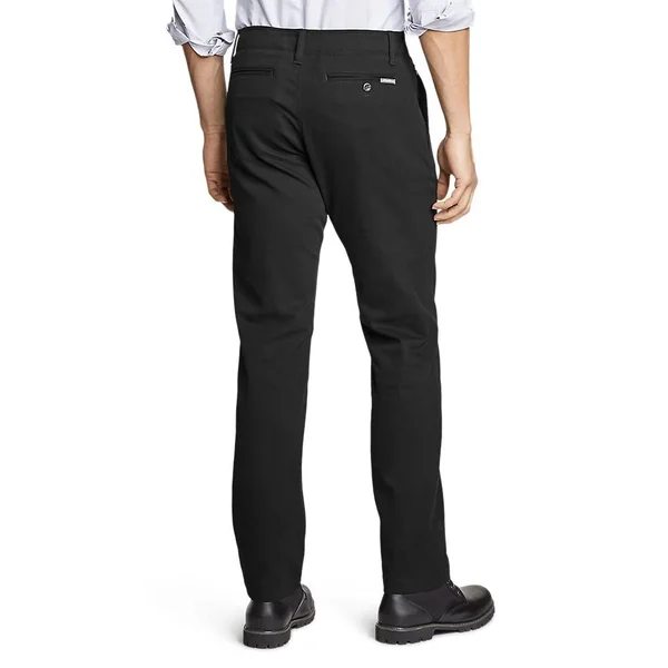 Eddie Bauer Men's Flex Wrinkle-Resistant Sport Chinos - Classic - Black - 40/30