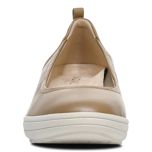 Vionic Jacey Women's Slip-On Wedge Shoe Toffee - 5 Medium