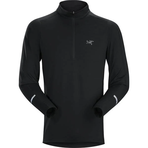 Arc&teryx Men's Cormac Zip Neck LS - Black - M