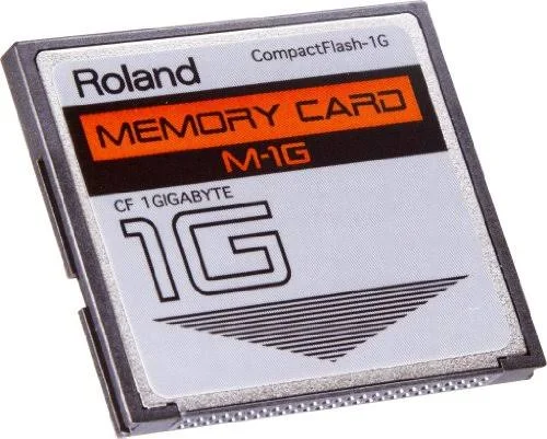 1GB Roland M-1G CompactFlash CF Memory Card for MC-808, SP-404, Sp-555, V-Synth, Fantom and More