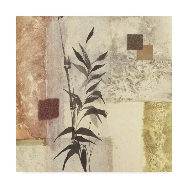 Trademark Fine Art 'Textured Bamboo I' Canvas Art by Chris Paschke - Size: 18 x 18