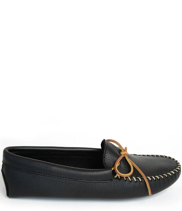 Minnetonka Double Deerskin Softsole 7 Men's Natural