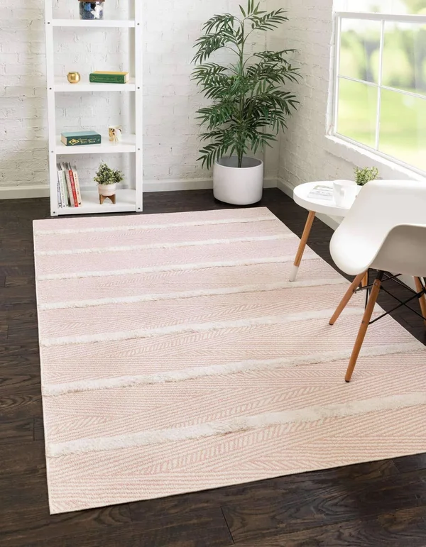 Sabrina Soto Casa Area Rug or Runner - Size: 8& 3 x 10& 0, Pink