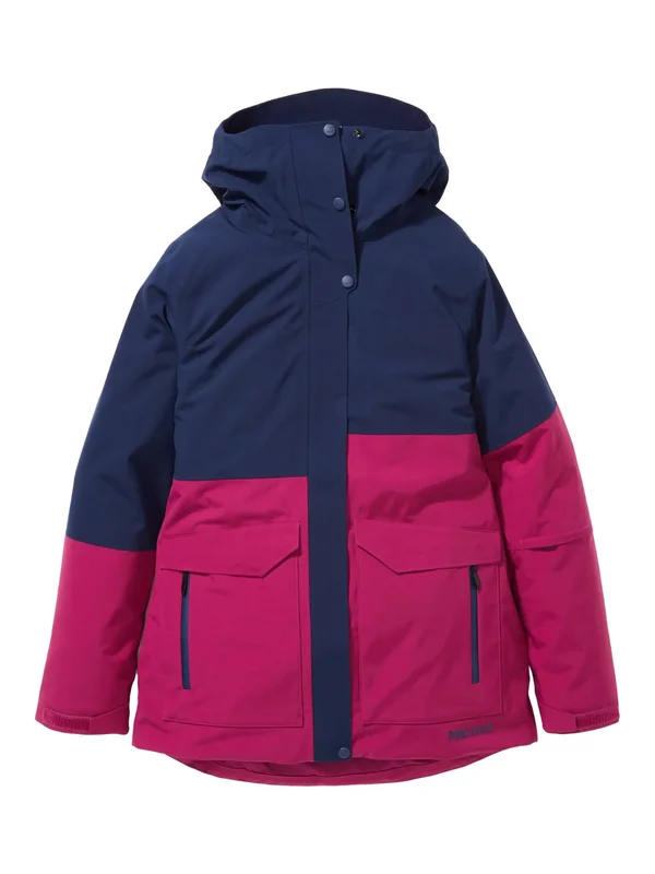 Marmot Women's Wilder Jacket - Small - Wild Rose, Arctic Navy