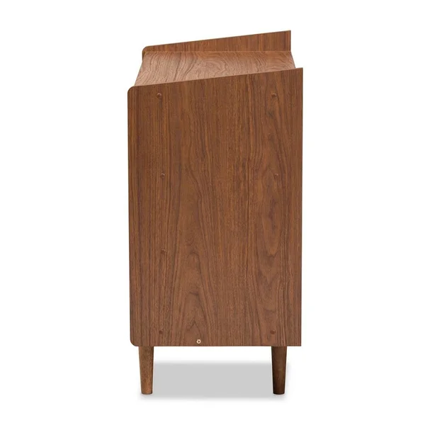 Halden Modern Storage Chest Walnut/Grey