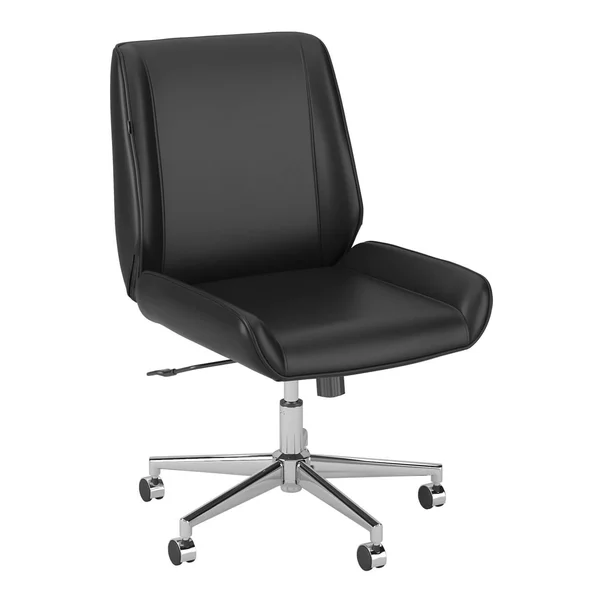 Kathy Ireland Home by Madison Avenue Wingback Leather Office Chair in Dark Gray - Bush Furniture MDSCH3701DGL-Z