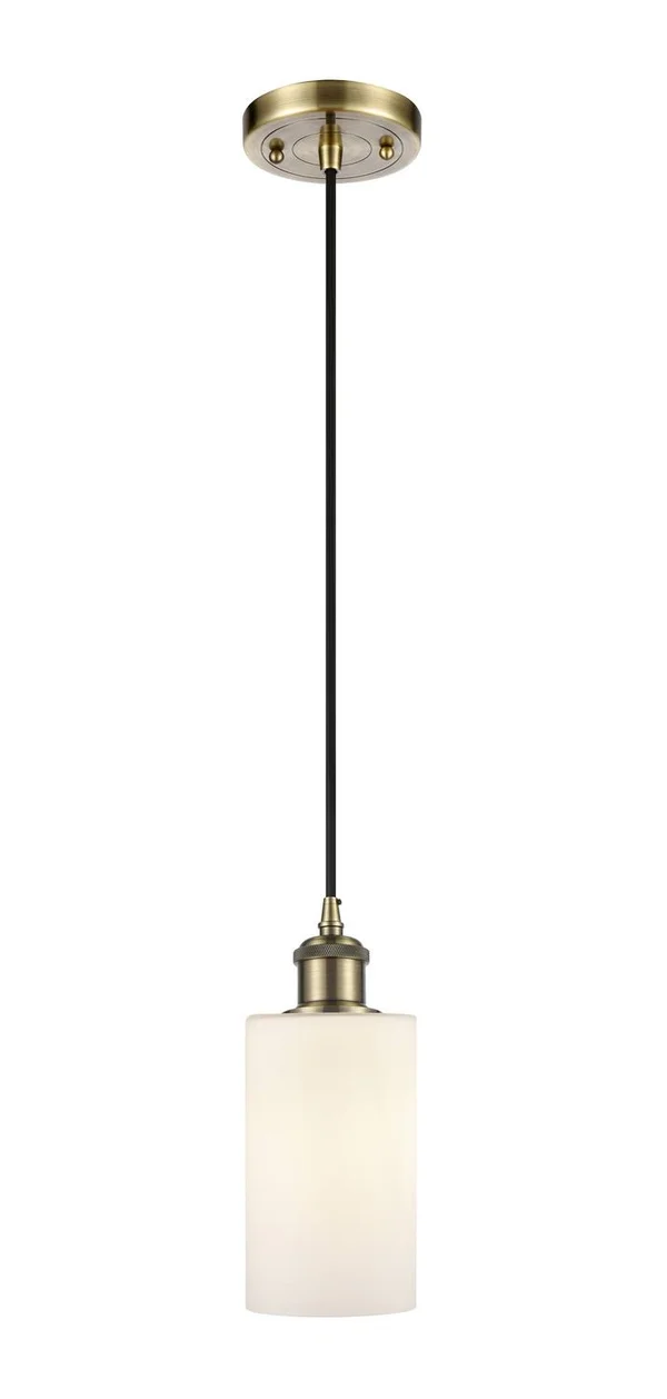 Innovations 516-1p-ab-g801-led Clymer 1 Light Mini Pendant in Antique Brass