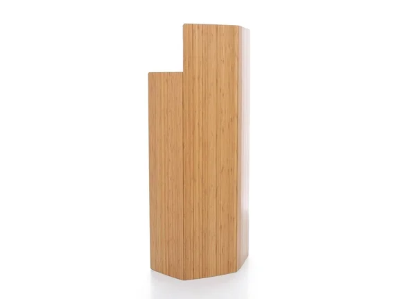 Purely Bamboo Office Chairman 44x22 x 52x22 Roll-Up w/Lip